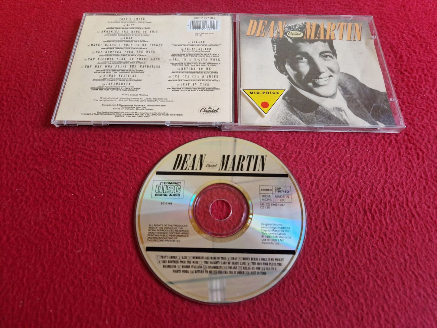 DEAN MARTIN THE BEST OF THE CAPITOL YEARS CD
