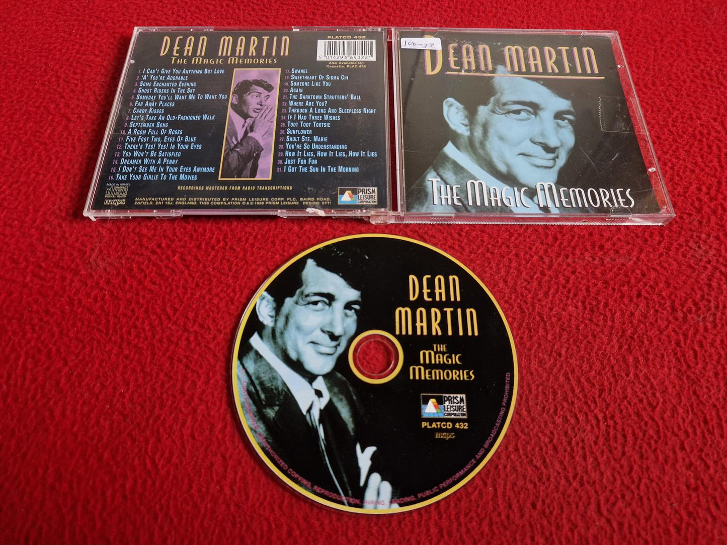 DEAN MARTIN THE MAGIC MEMORIES CD