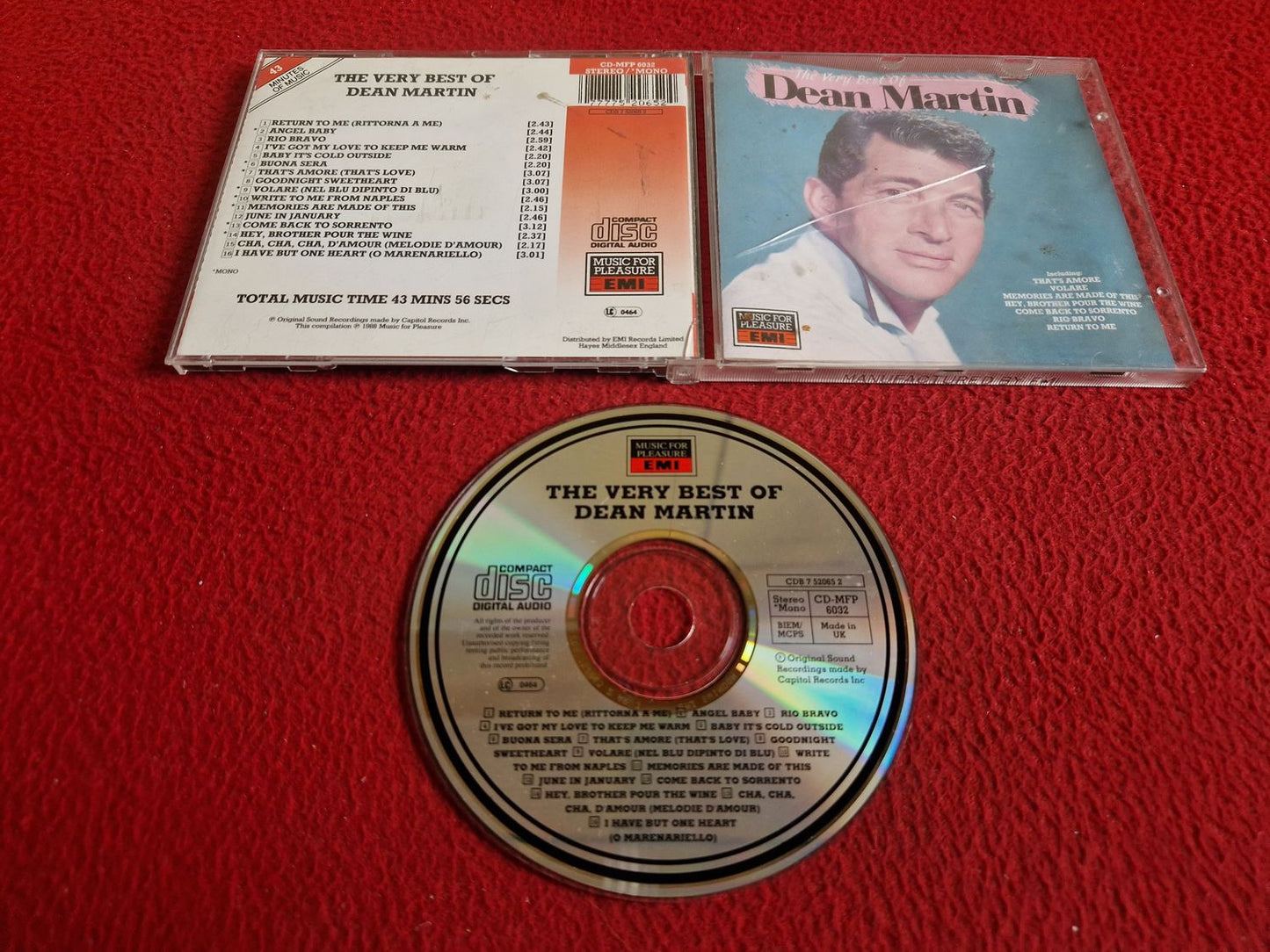 DEAN MARTIN THE VERY BEST OF CD