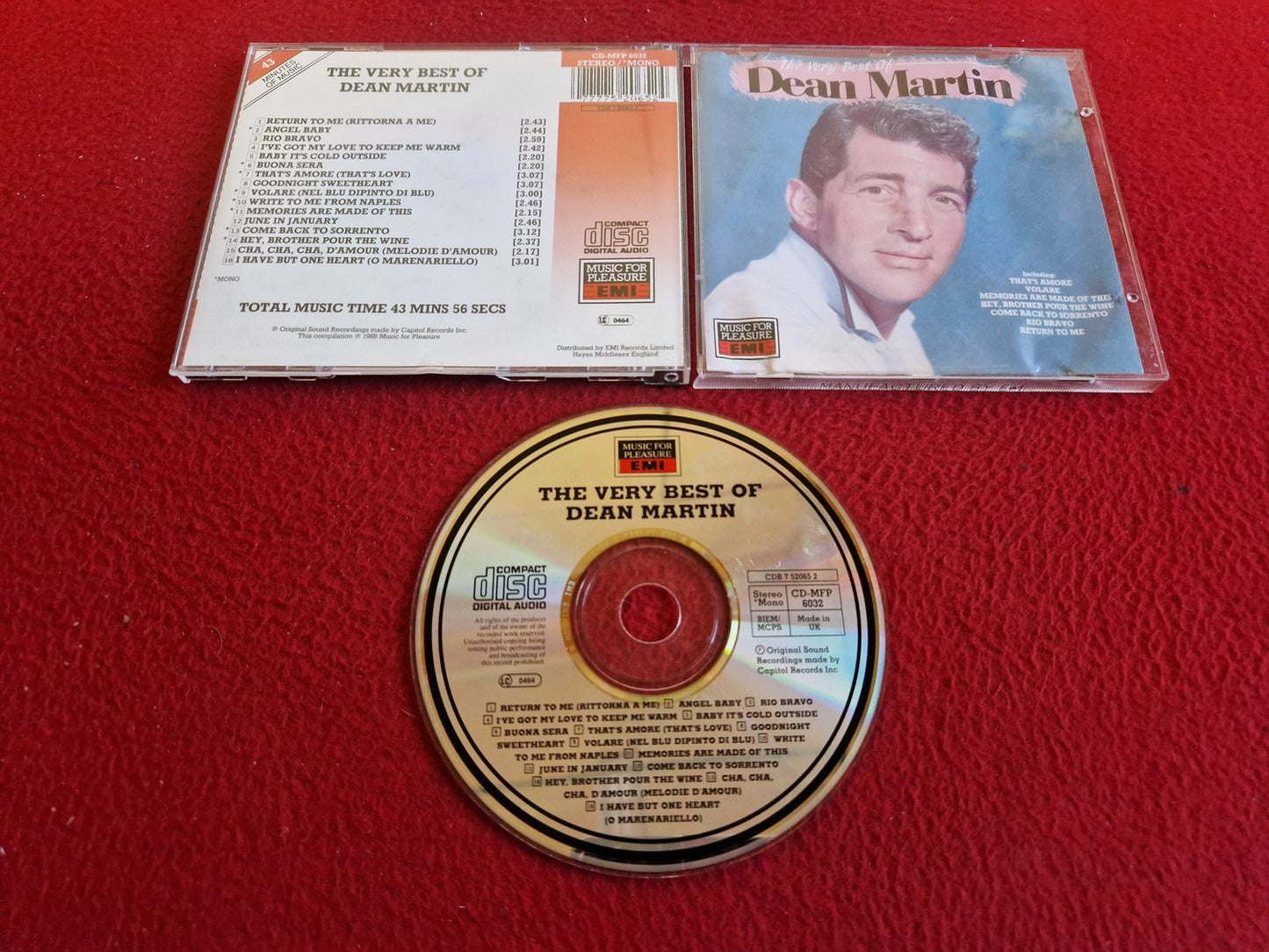 DEAN MARTIN THE VERY BEST OF DEAN MARTIN CD