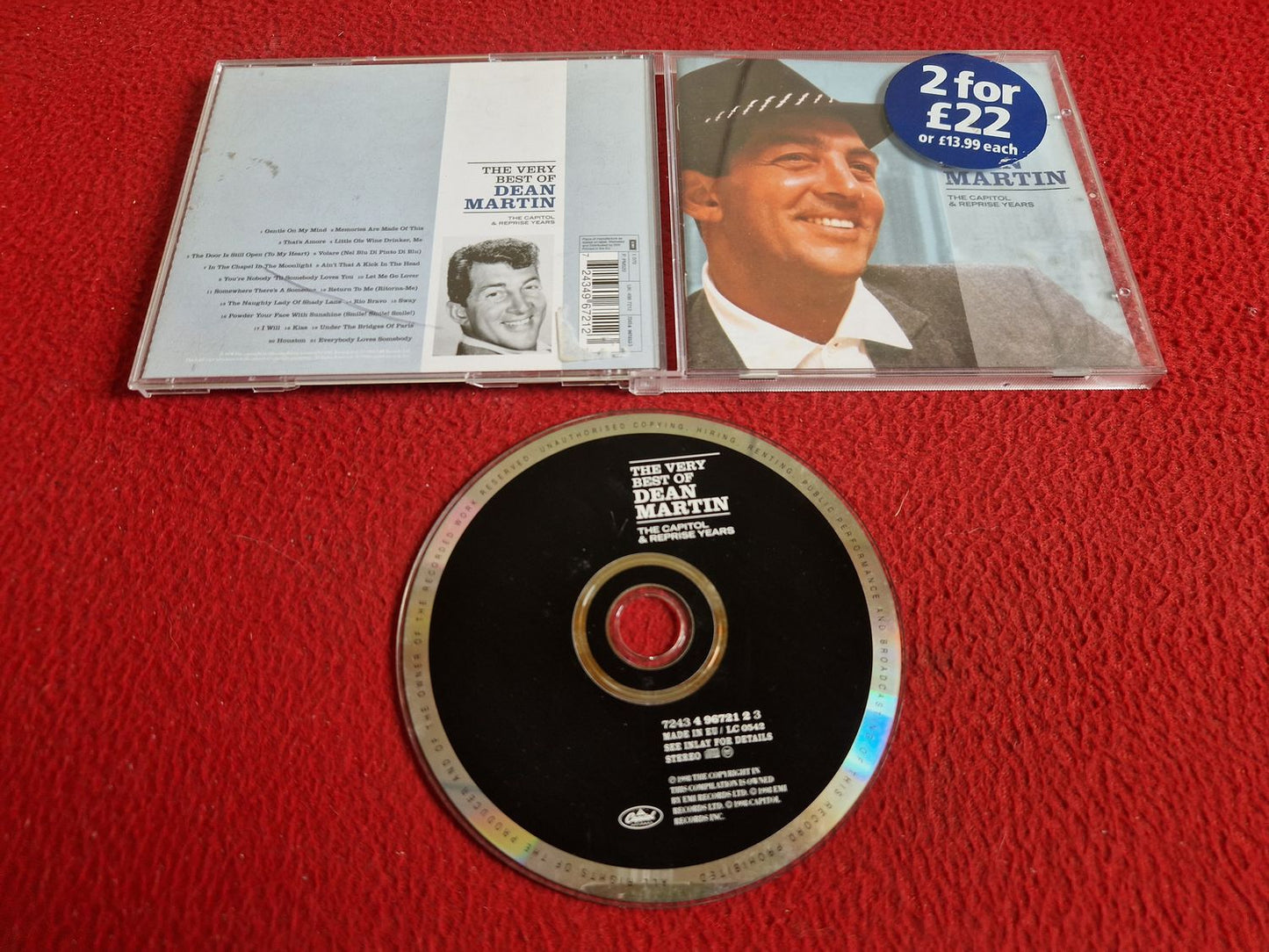 DEAN MARTIN THE VERY BEST OF THE CAPITOL & REPRISE YEARS CD