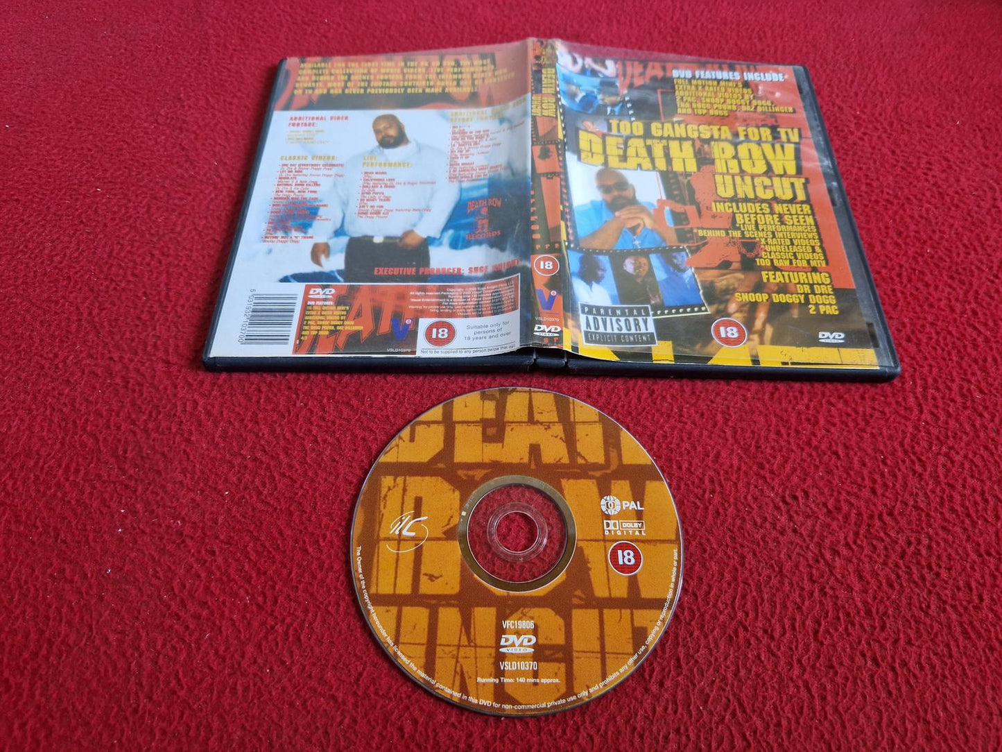 DEATH ROW UNCUT DVD