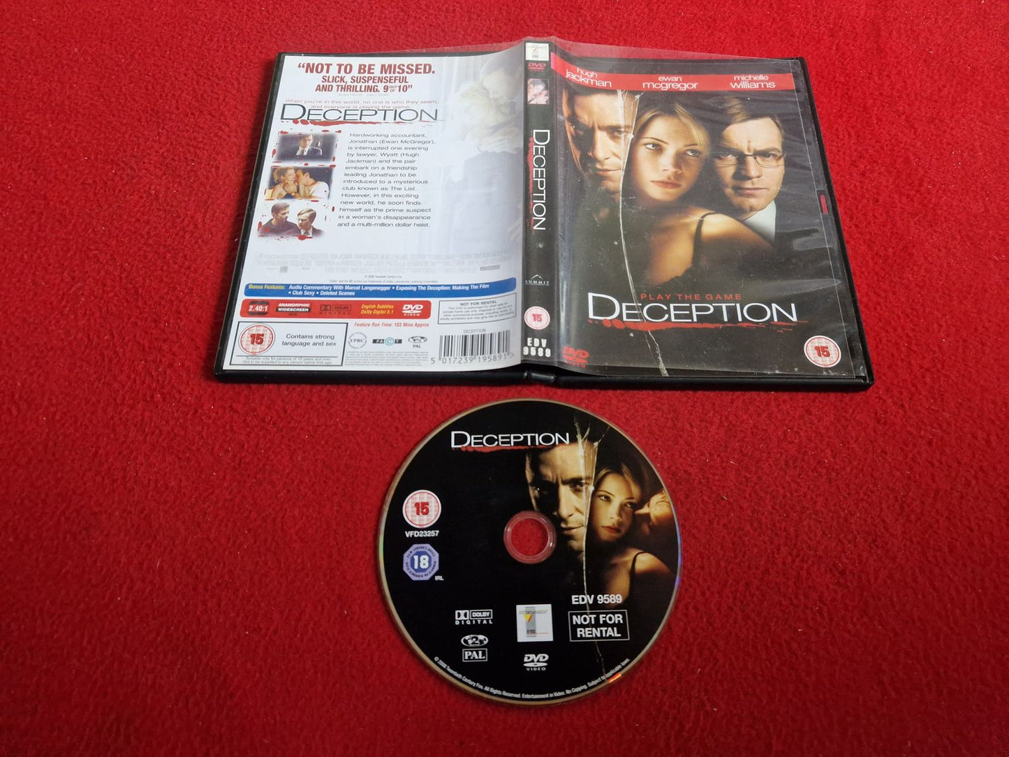 DECEPTION till DVD