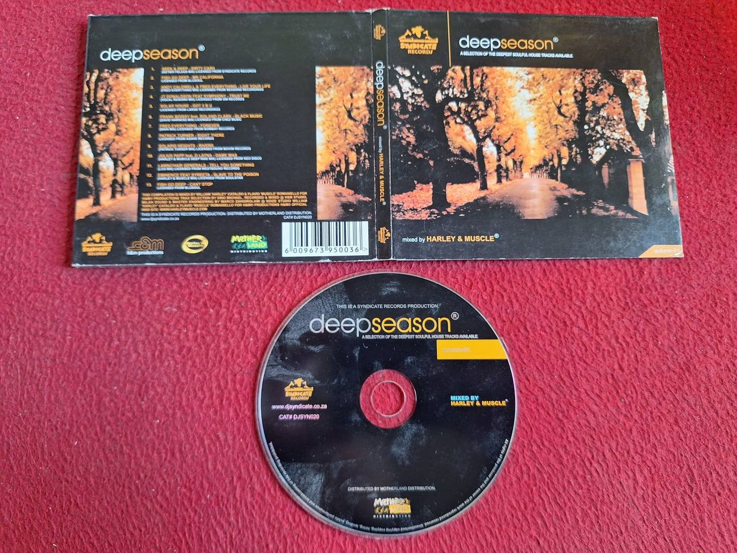 DEEP SEASON AUTUMN 01 MIXED BY HARLEY & MUSCLE CD