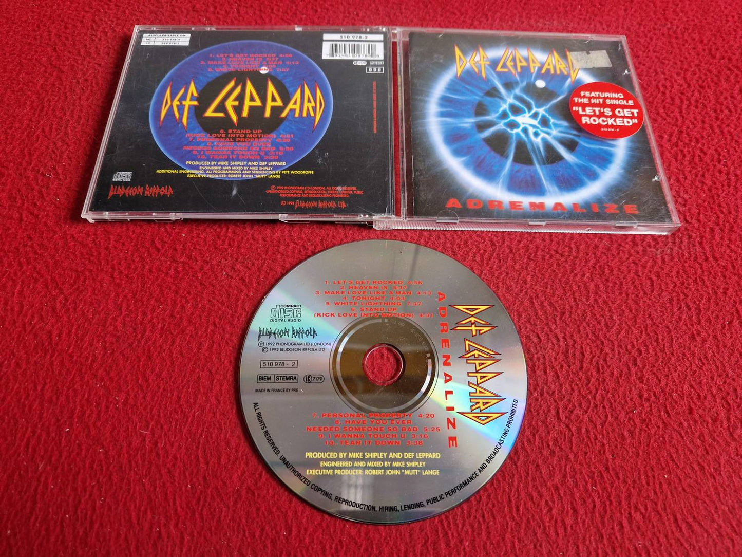 DEF LEPPARD ADRENALIZE CD