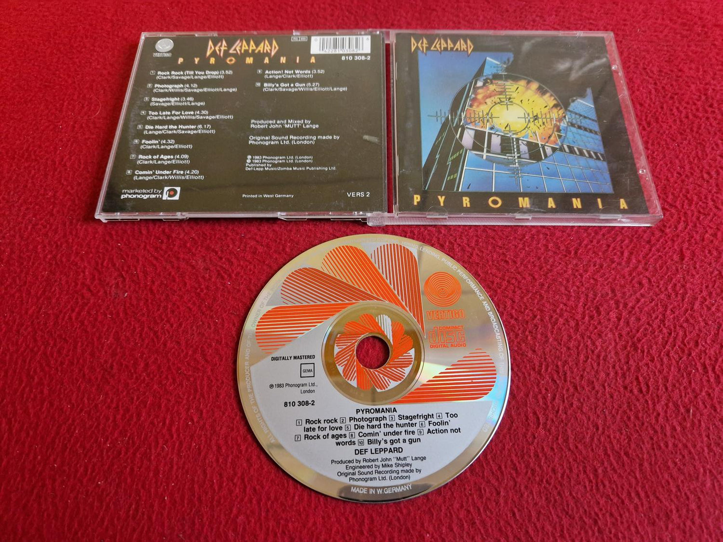 DEF LEPPARD PYROMANIA CD