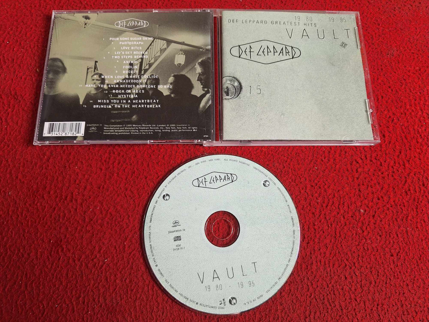 DEF LEPPARD VAULT GREATEST HITS 1980 - 1995 CD