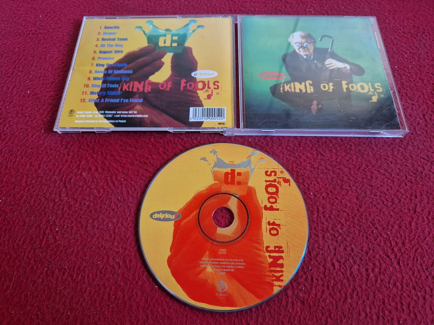 DELIRIOUS KING OF FOOLS CD