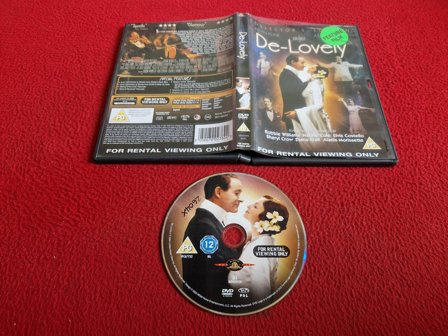 DE-LOVELY DVD