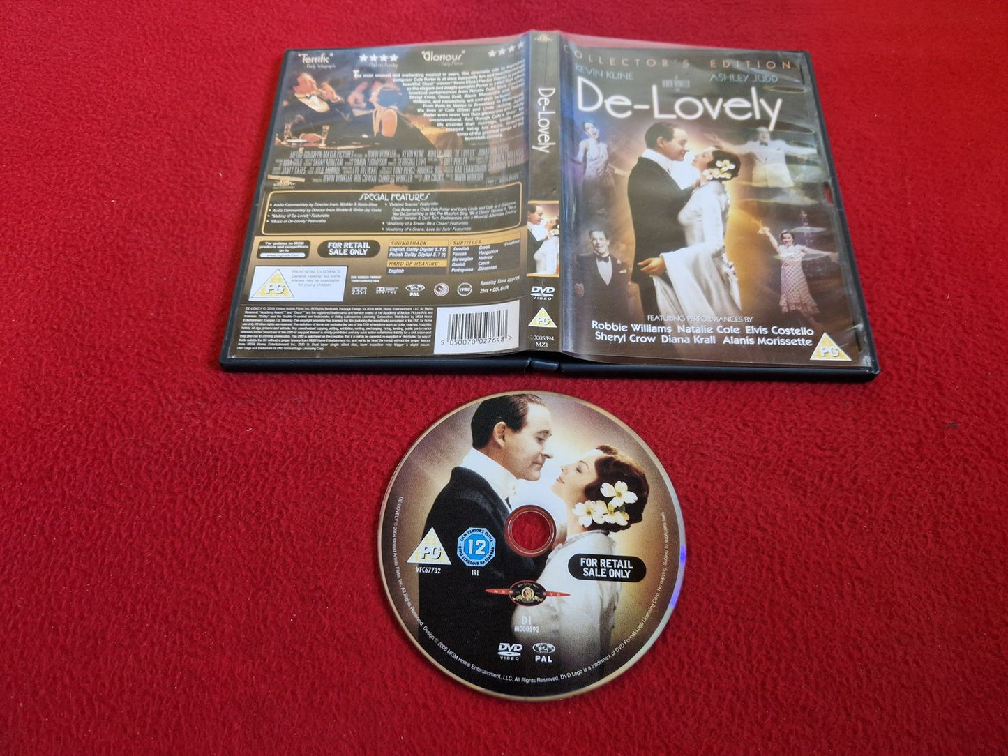 DE-LOVELY DVD