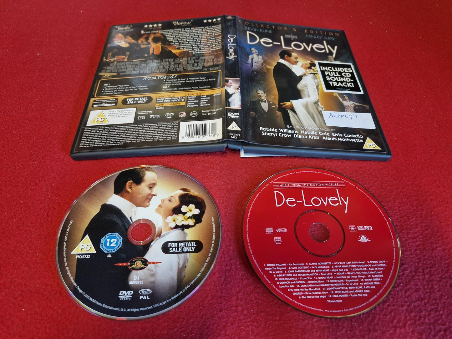 DE-LOVELY till DVD