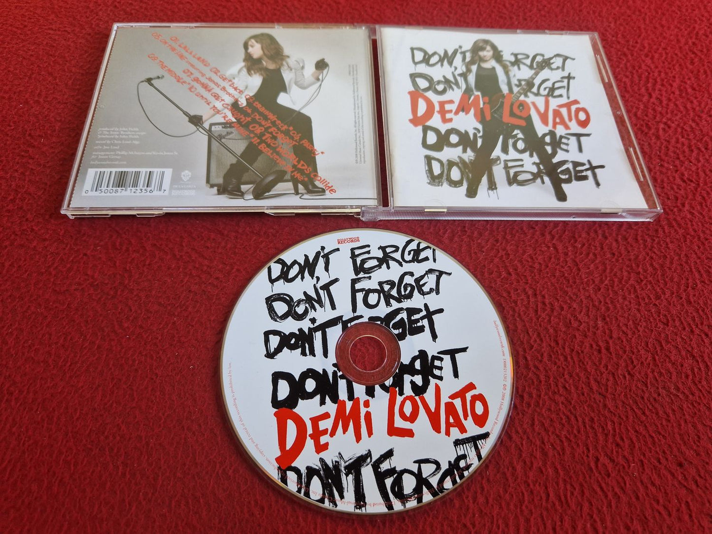 DEMI LOVATO DON'T FORGET CD