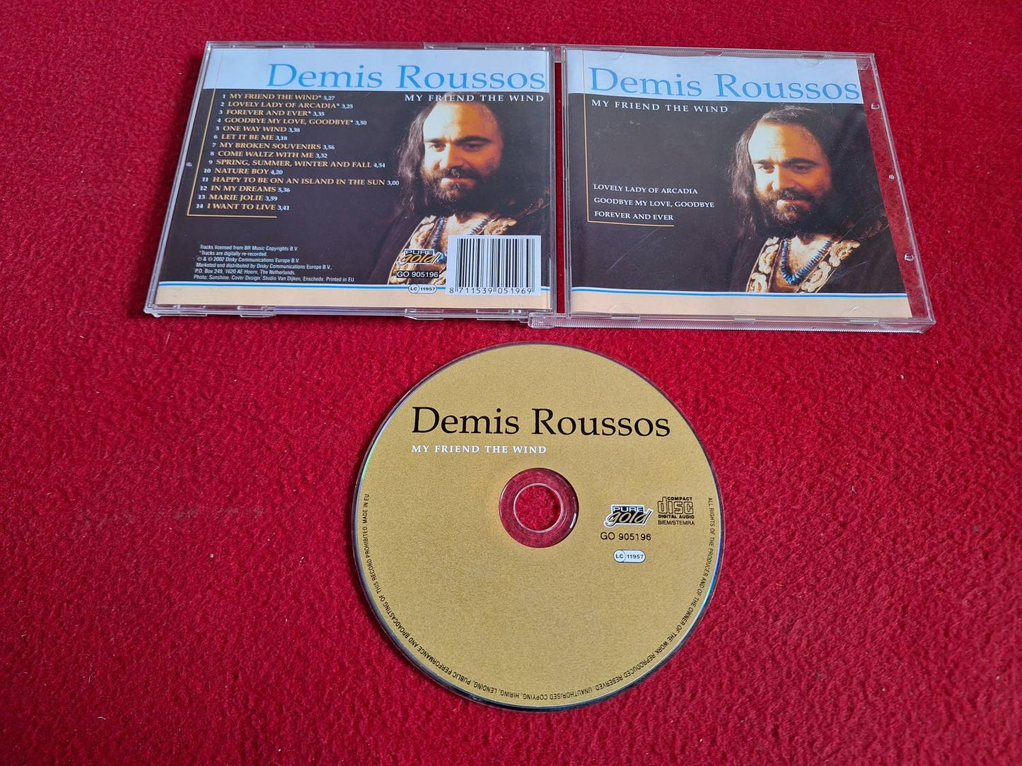 DEMIS ROUSSOS MY FRIEND THE WIND CD