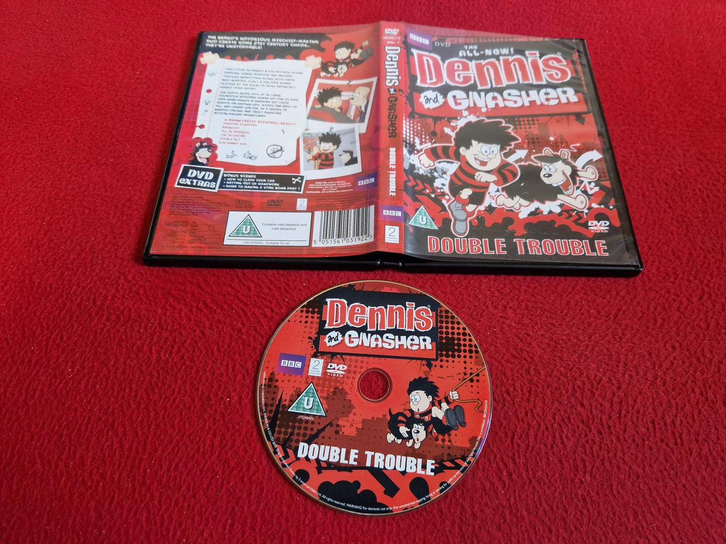 DENNIS AND GNASHER SOUBLE TROUBLE DVD