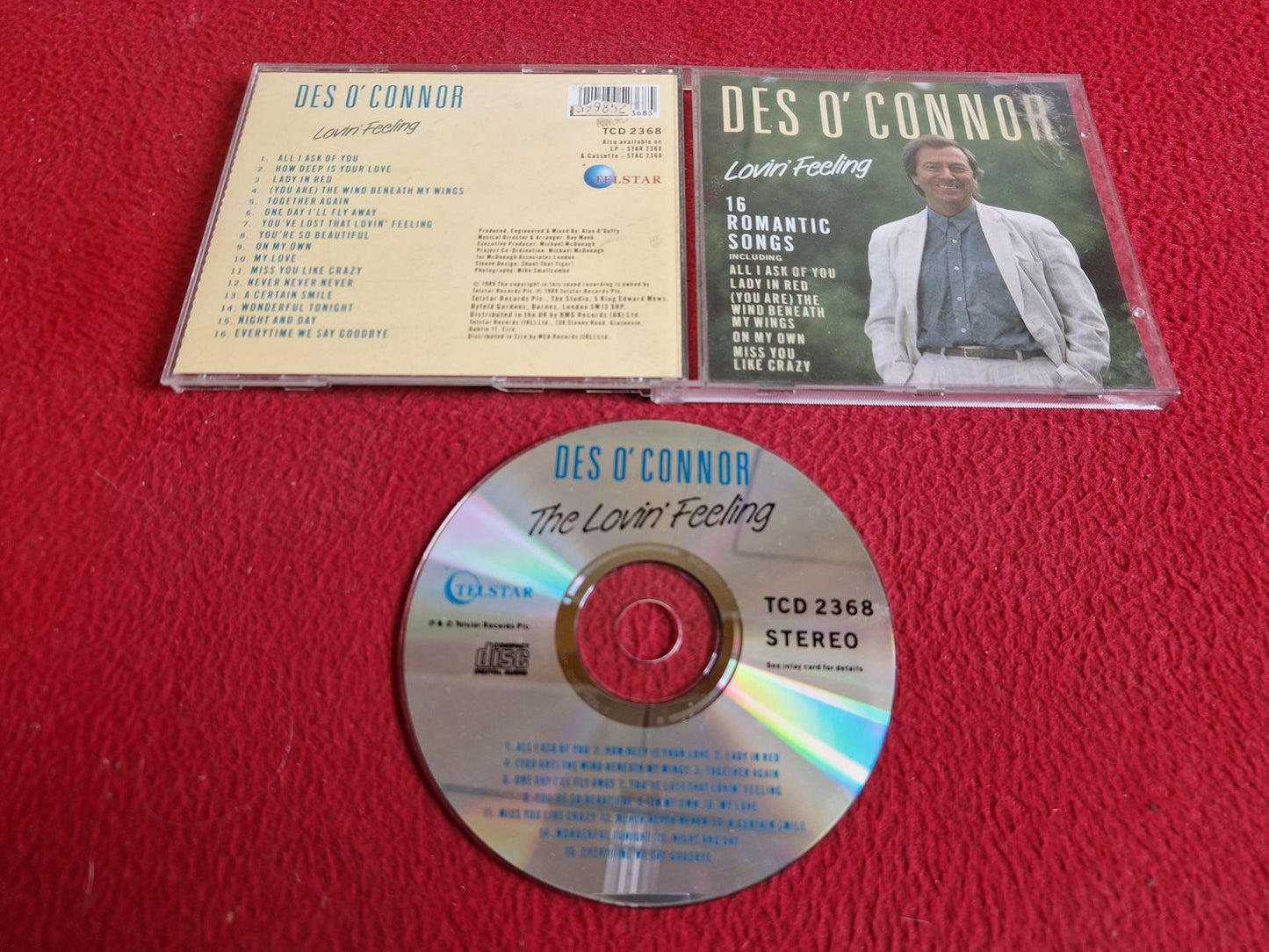 DES O'CONNOR LOVIN' FEELING CD