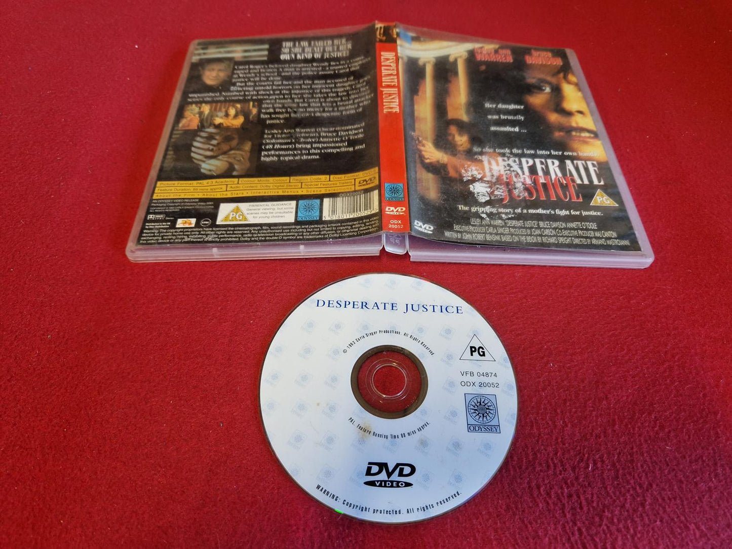 DESPERATE JUSTICE till DVD