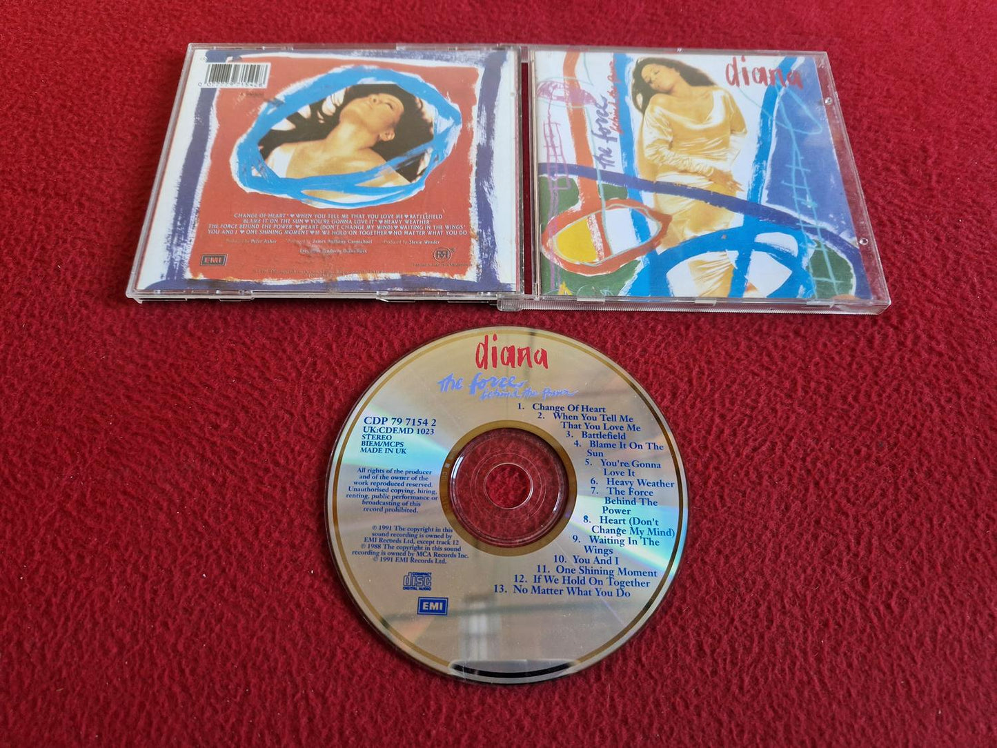 DIANA ROSS THE FORCE BEHIND THE POWER CD