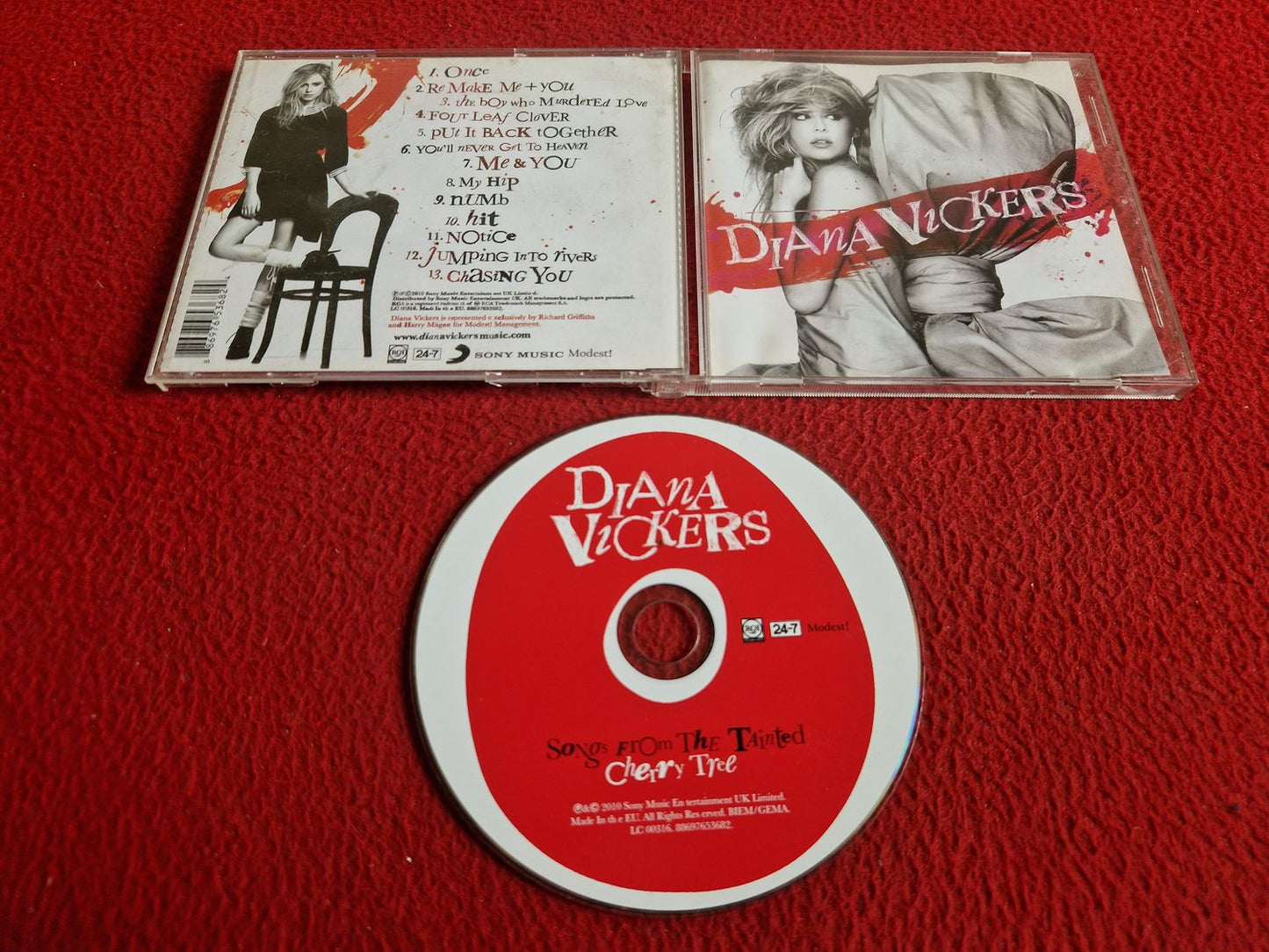 DIANA VICKERS SONGS FROM THE TAINTED CHERRY TREE CD