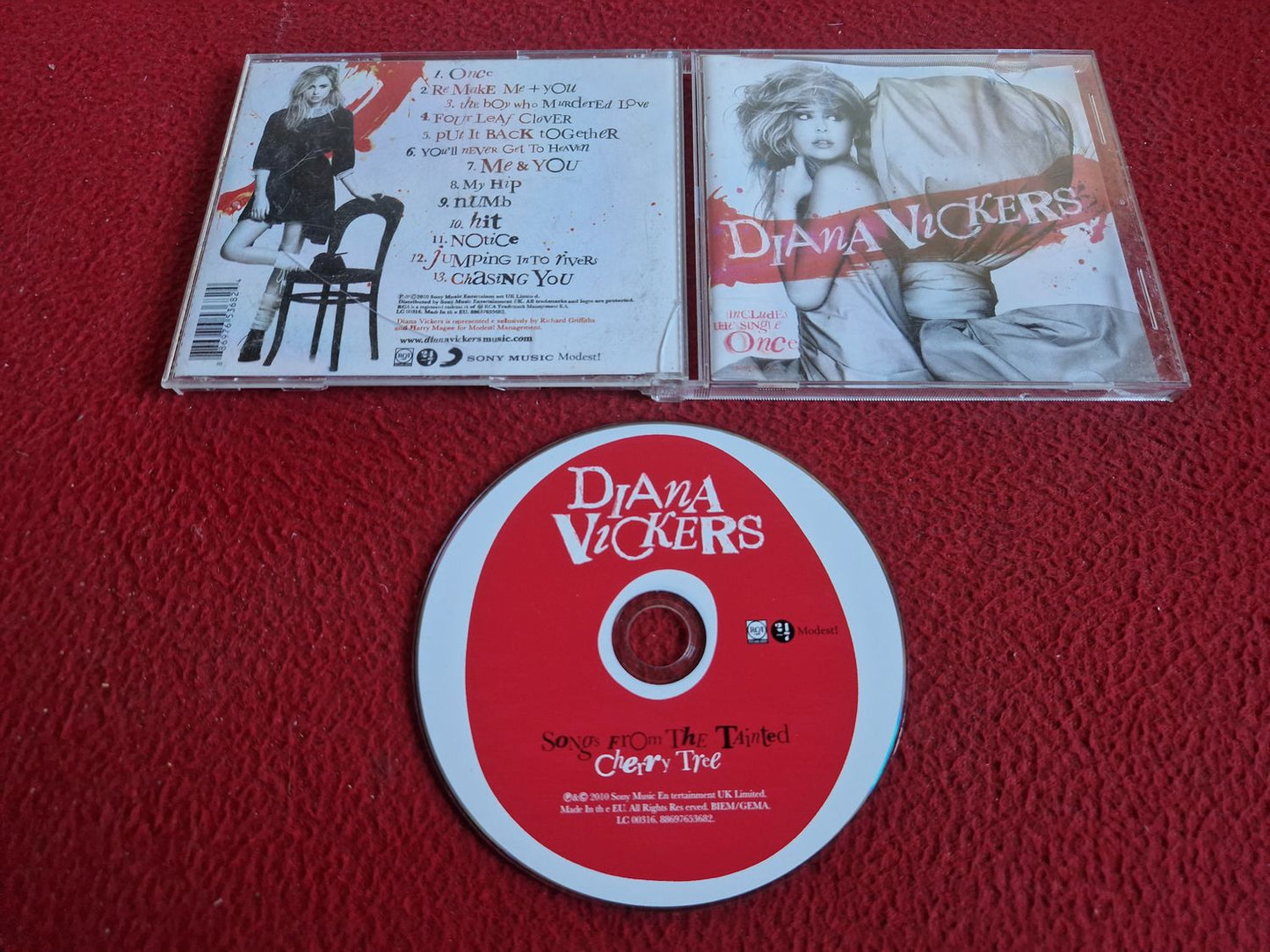 DIANA VICKERS SONGS FROM THE TAINTED CHERRY TREE CD