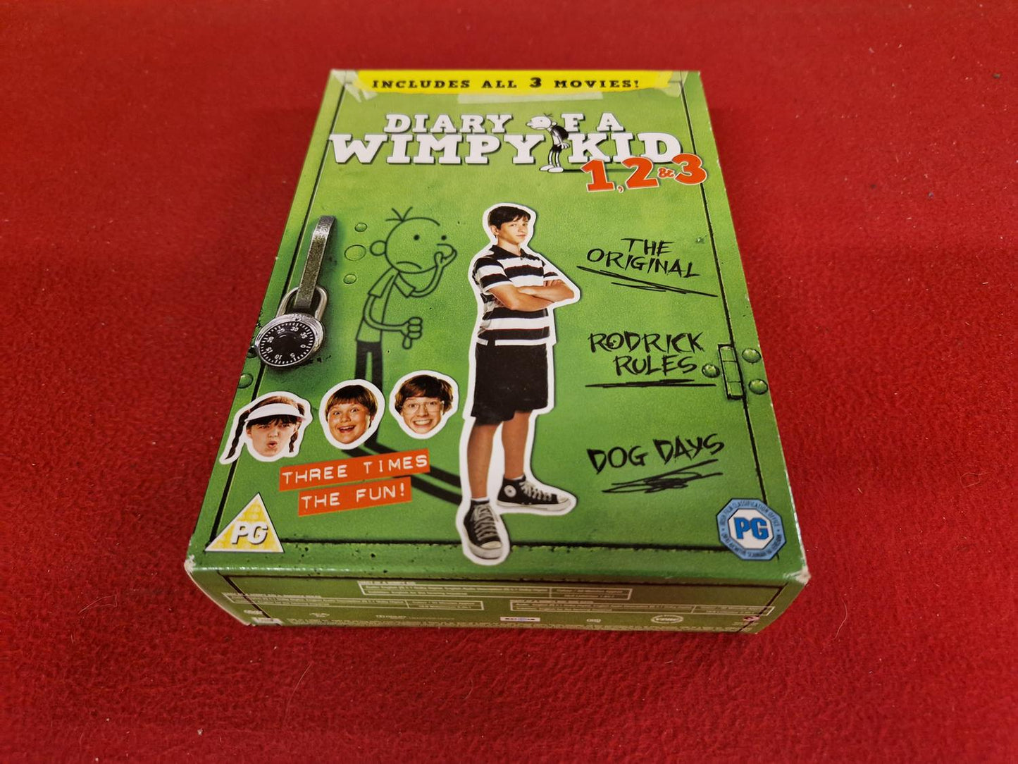 DIARY OF A WIMPY KID 1,2 & 3 BOX till DVD