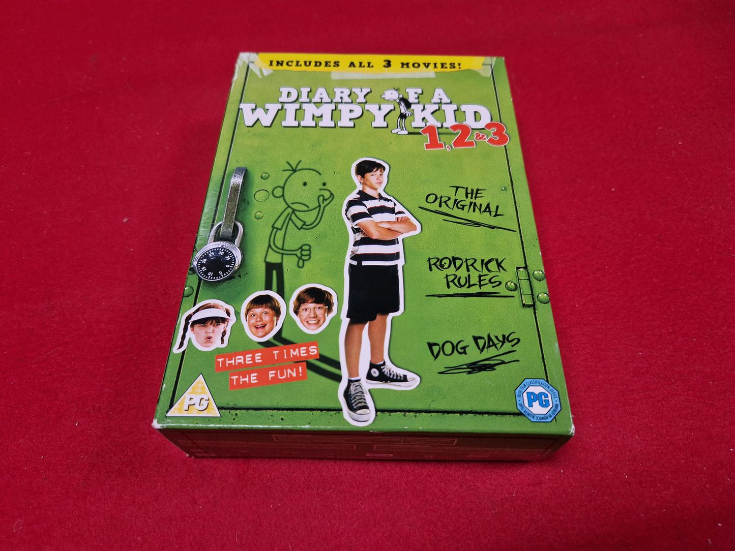DIARY OF A WIMPY KID 1 - 3 BOX till DVD