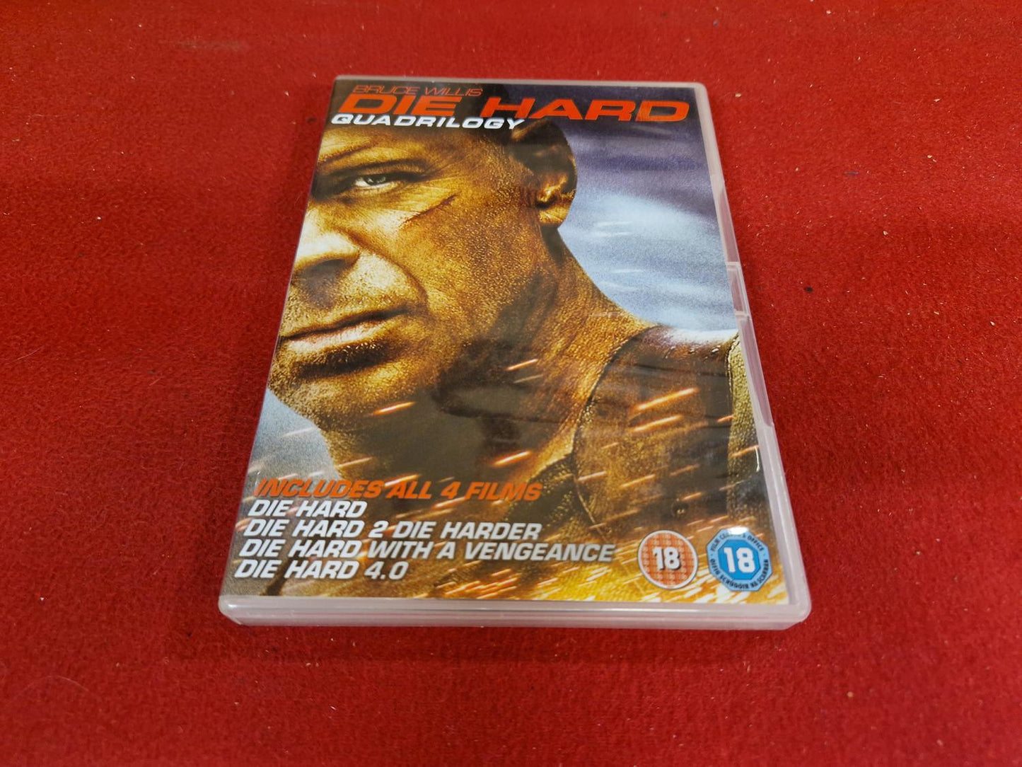 DIE HARD QUADRILOGY BOX till DVD