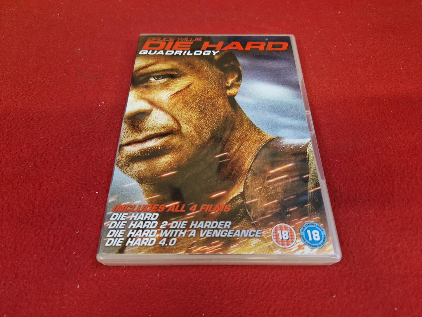 DIE HARD QUADRILOGY BOX till DVD