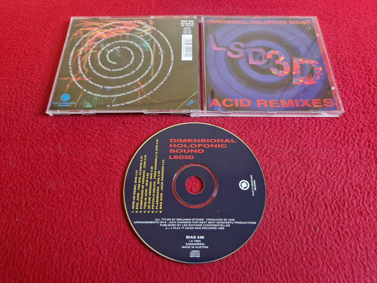 DIMENSIONAL HOLOFINIC SOUND LSD3D ACID REMIXES CD