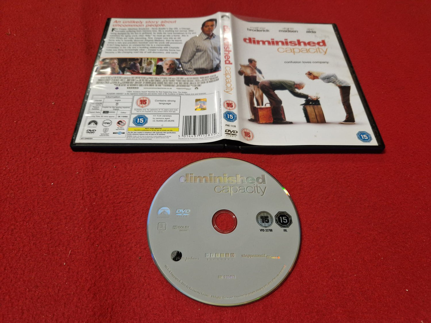 DIMINISHED CAPACITY till DVD