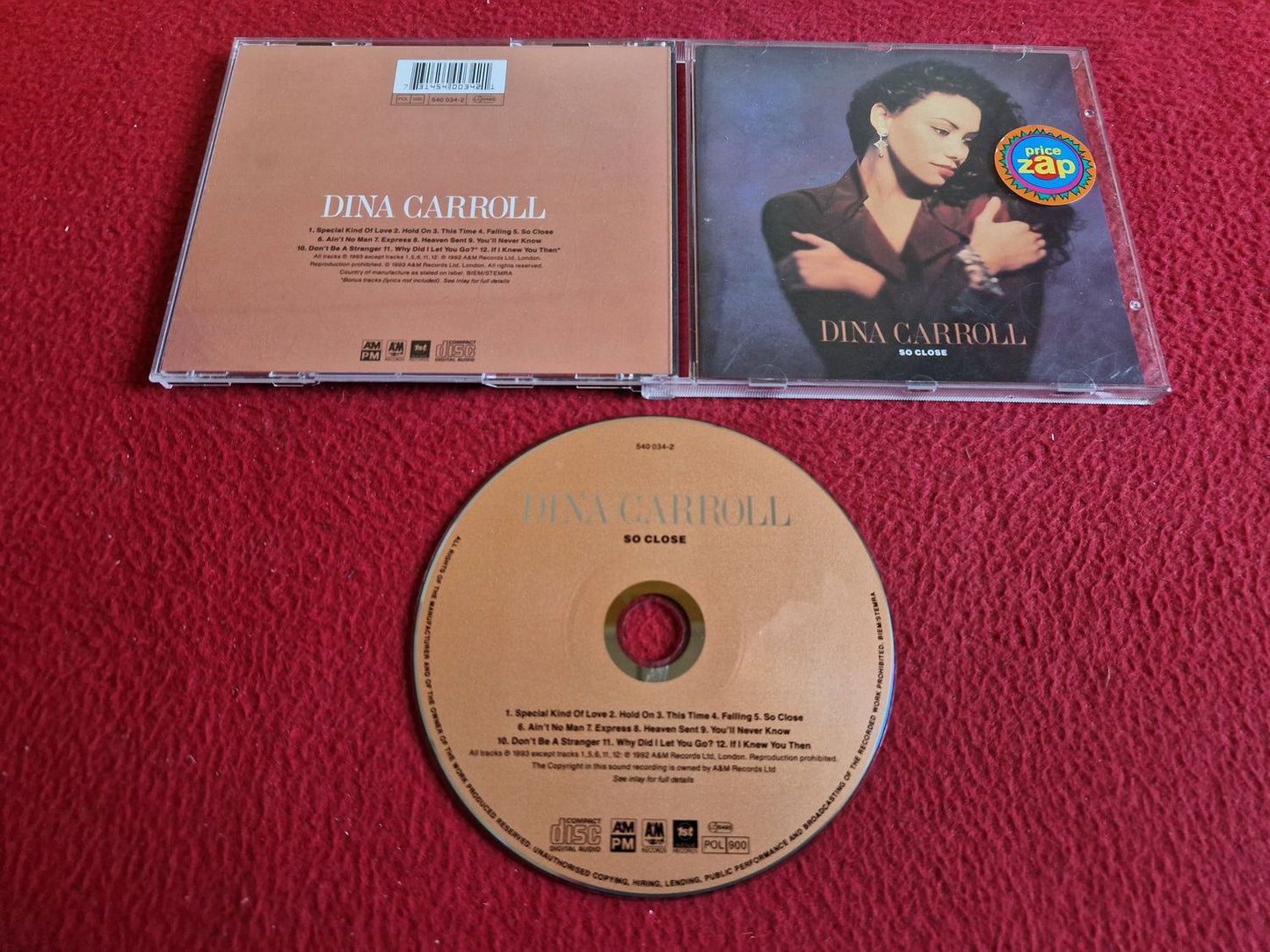 DINA CARROLL SO CLOSE CD