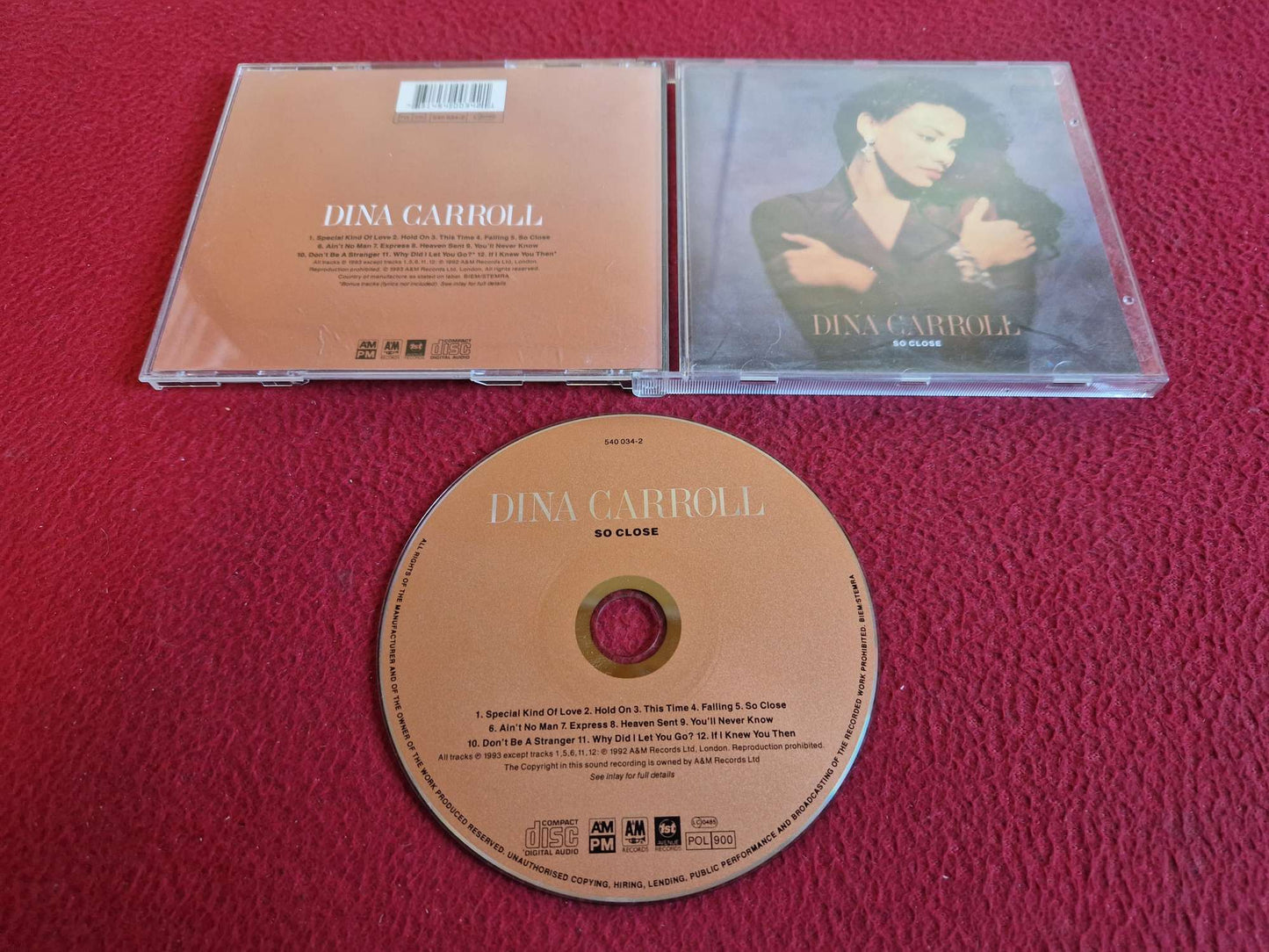 DINA CARROLL SO CLOSE CD