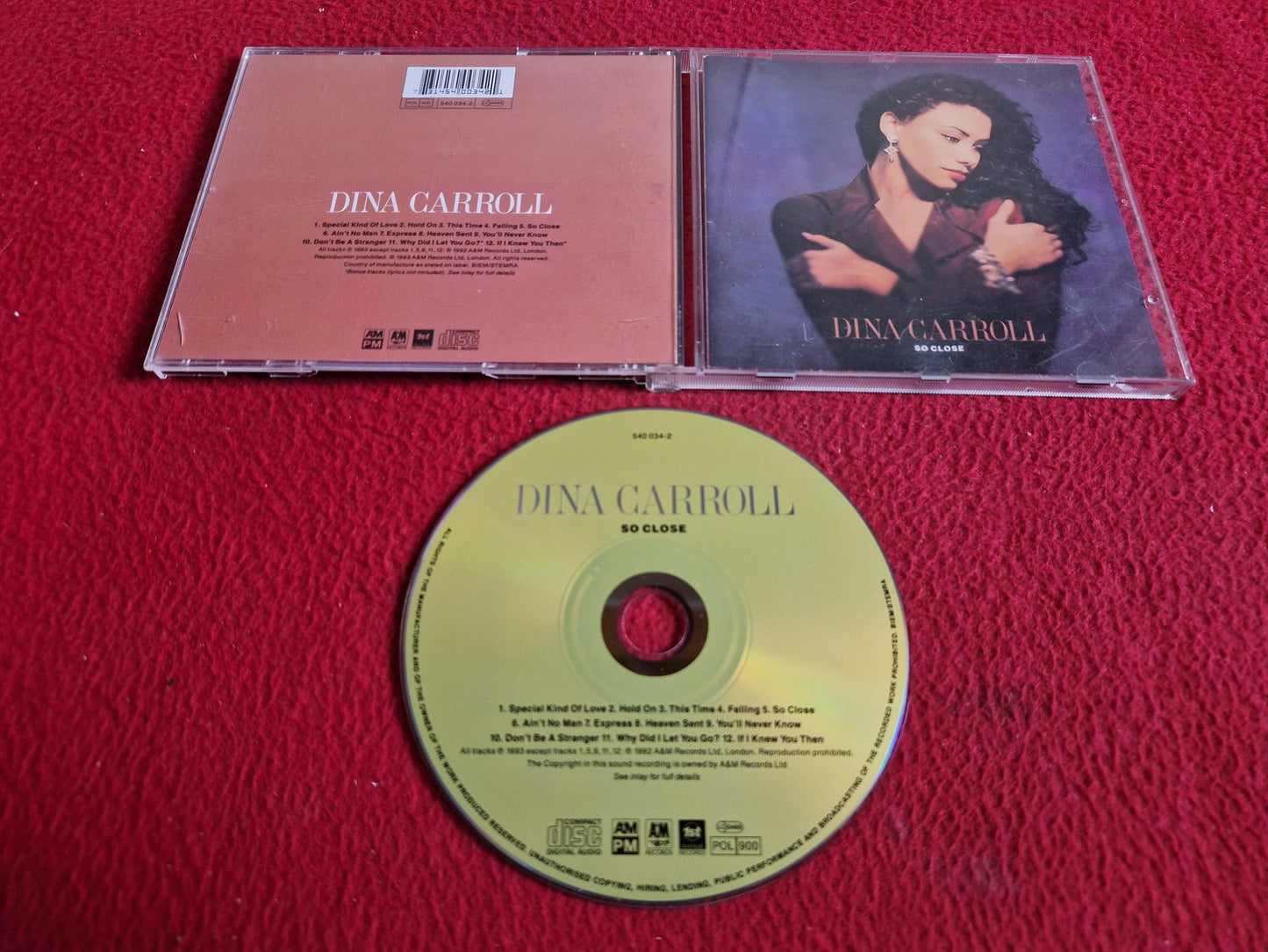 DINA CARROLL SO CLOSE CD