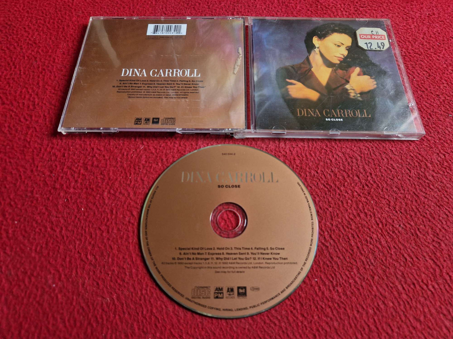 DINA CARROLL SO CLOSE CD