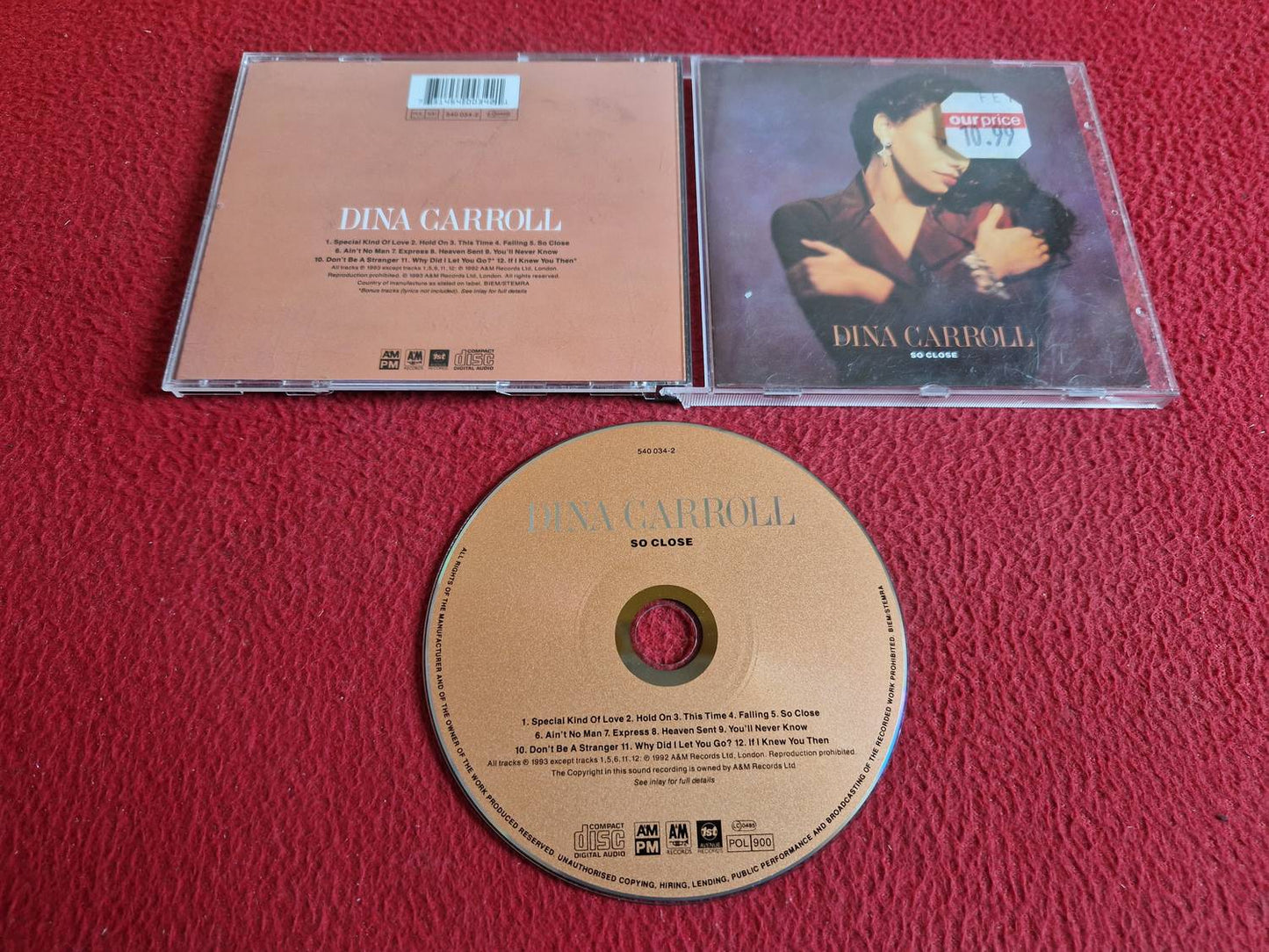 DINA CARROLL SO CLOSE CD