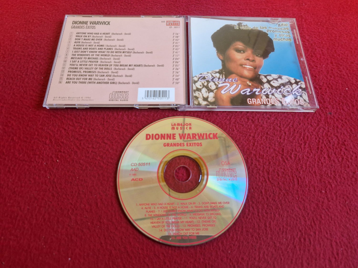 DIONNE WARWICK GRANDES EXITOS CD