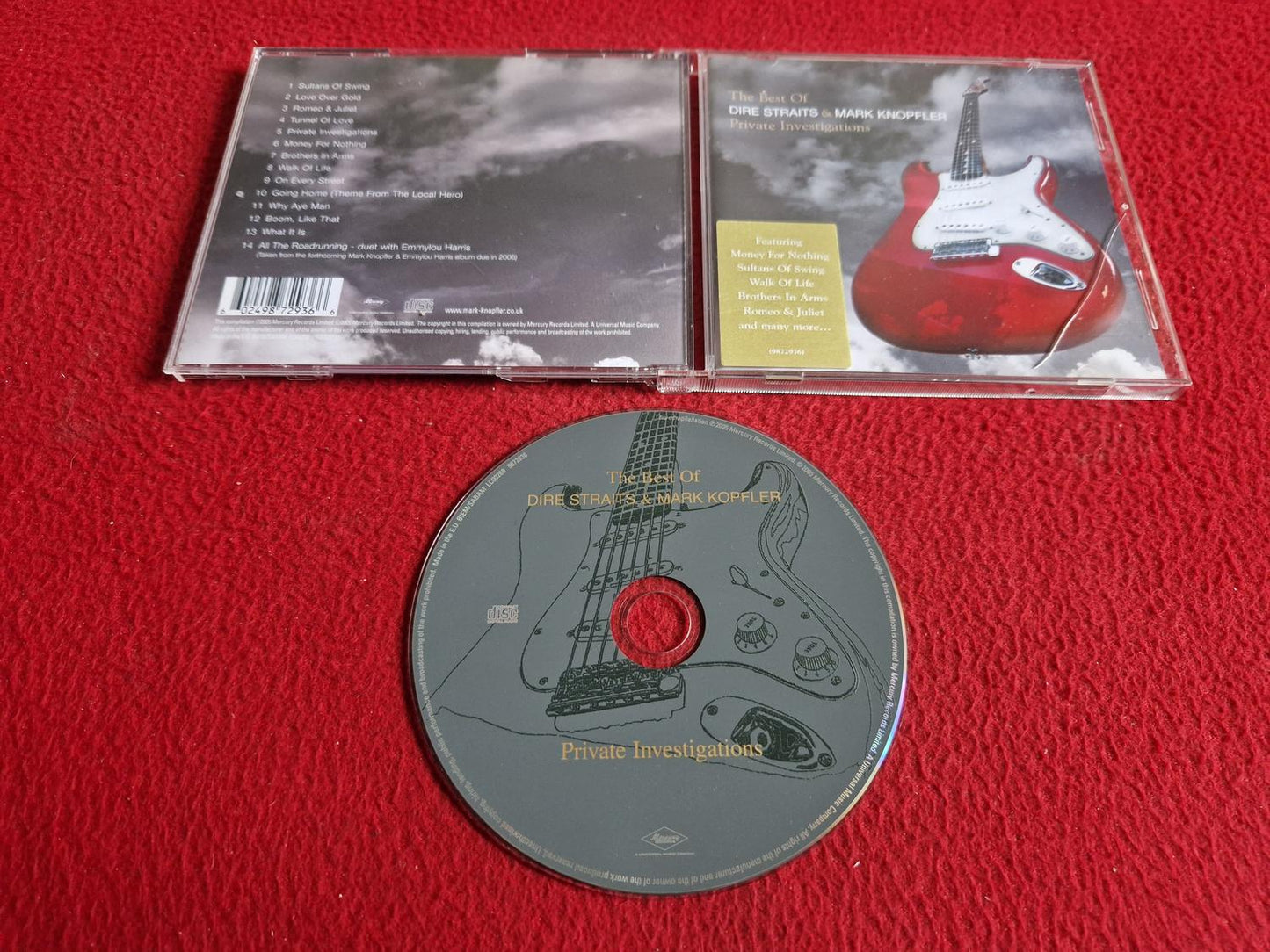DIRE STRAITS & MARK KNOPFLER PRIVATE INVESTIGATIONS THE BEST OF CD