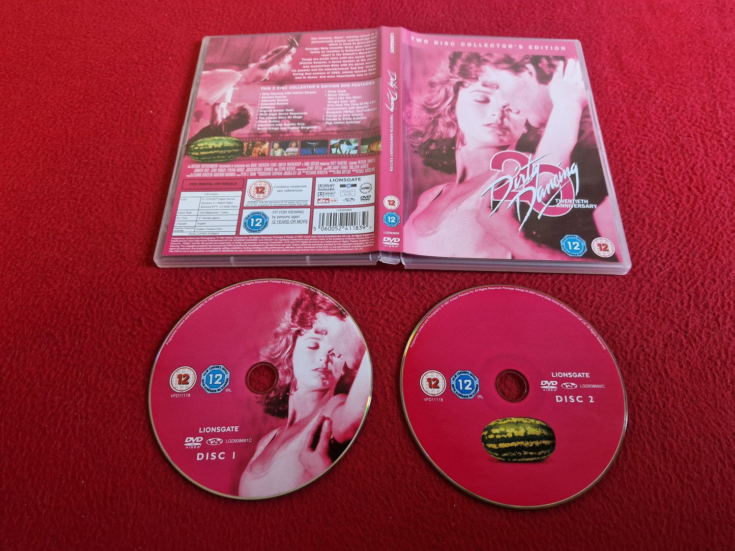 DIRTY DANCING (20TH ANNIVERSARY TWO-DISC) DVD