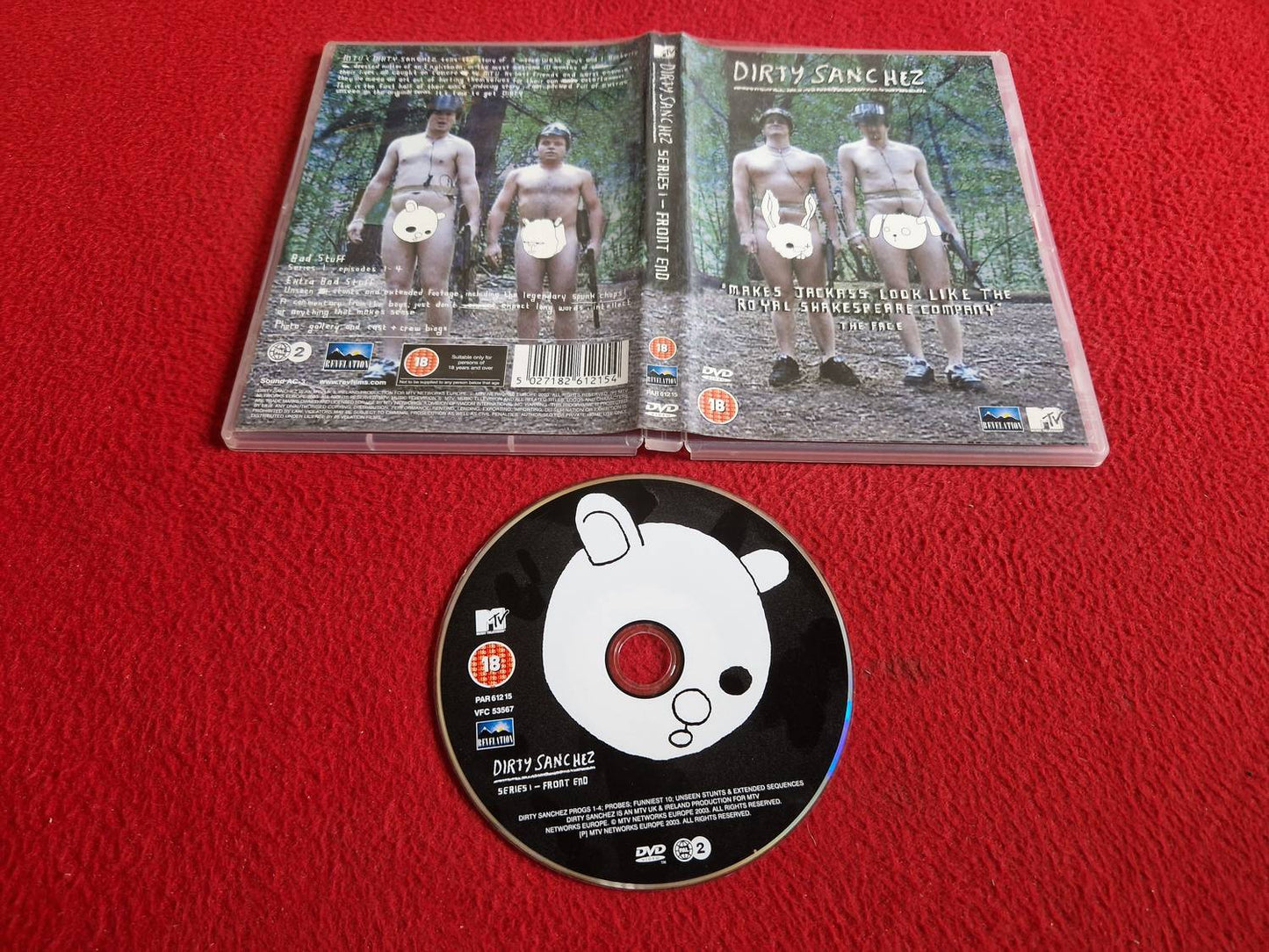 DIRTY SANCHEZ SERIES 1 FRONT END DVD