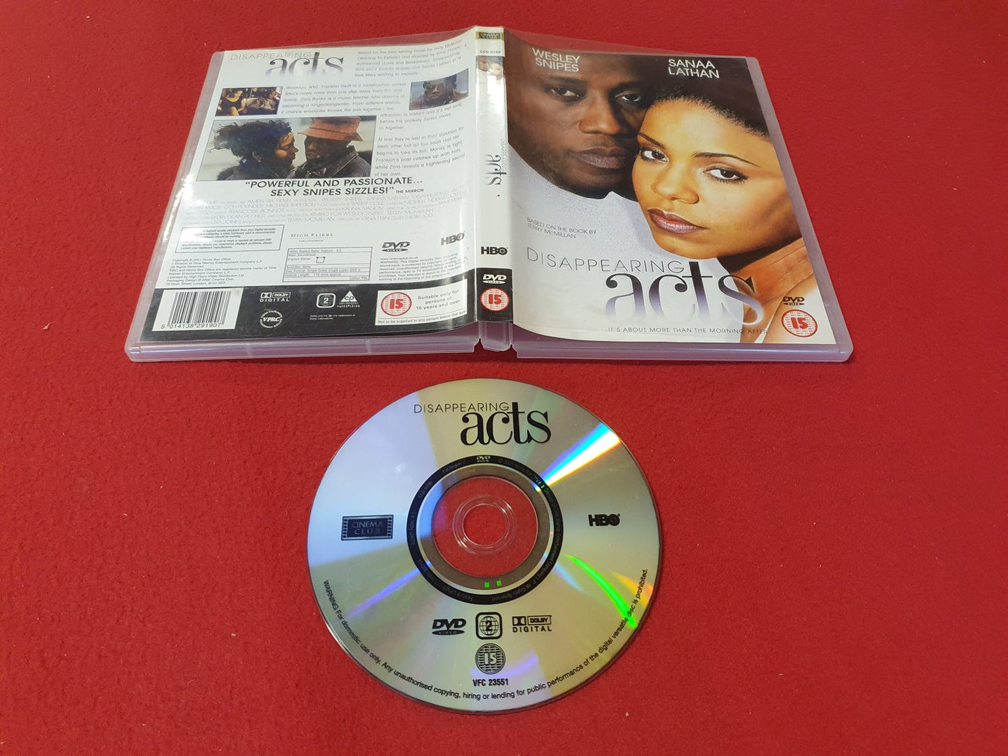 DISAPPEARING ACTS till DVD