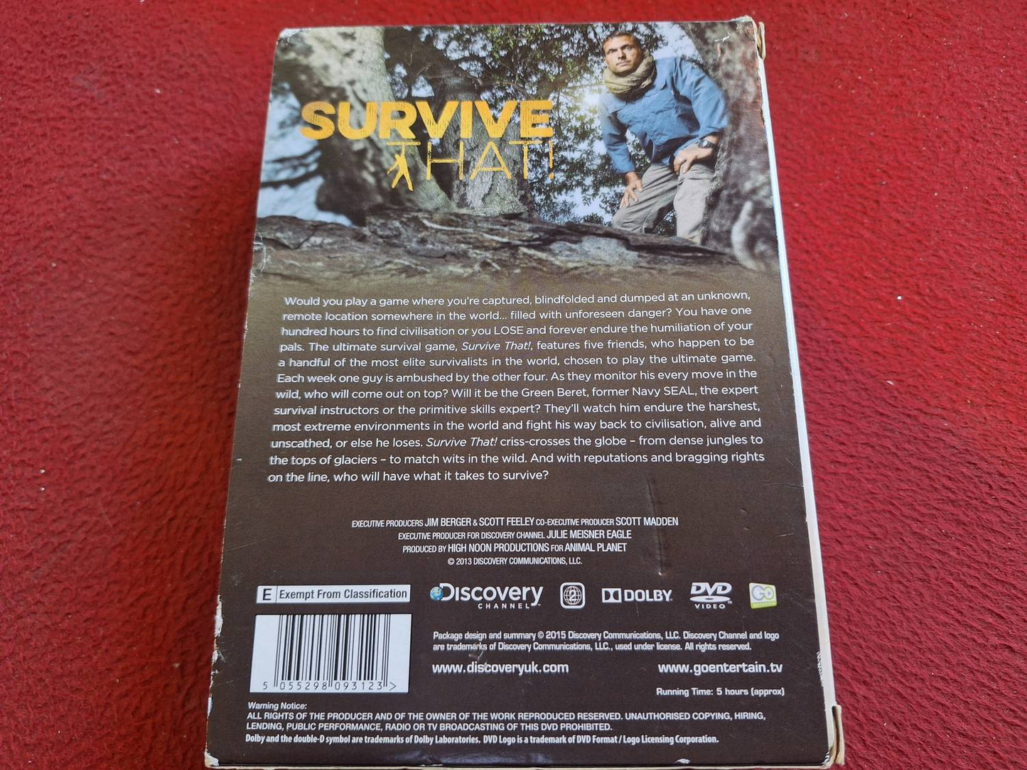 DISCOVERY CHANNEL SURVIVE THAT! BOX DVD
