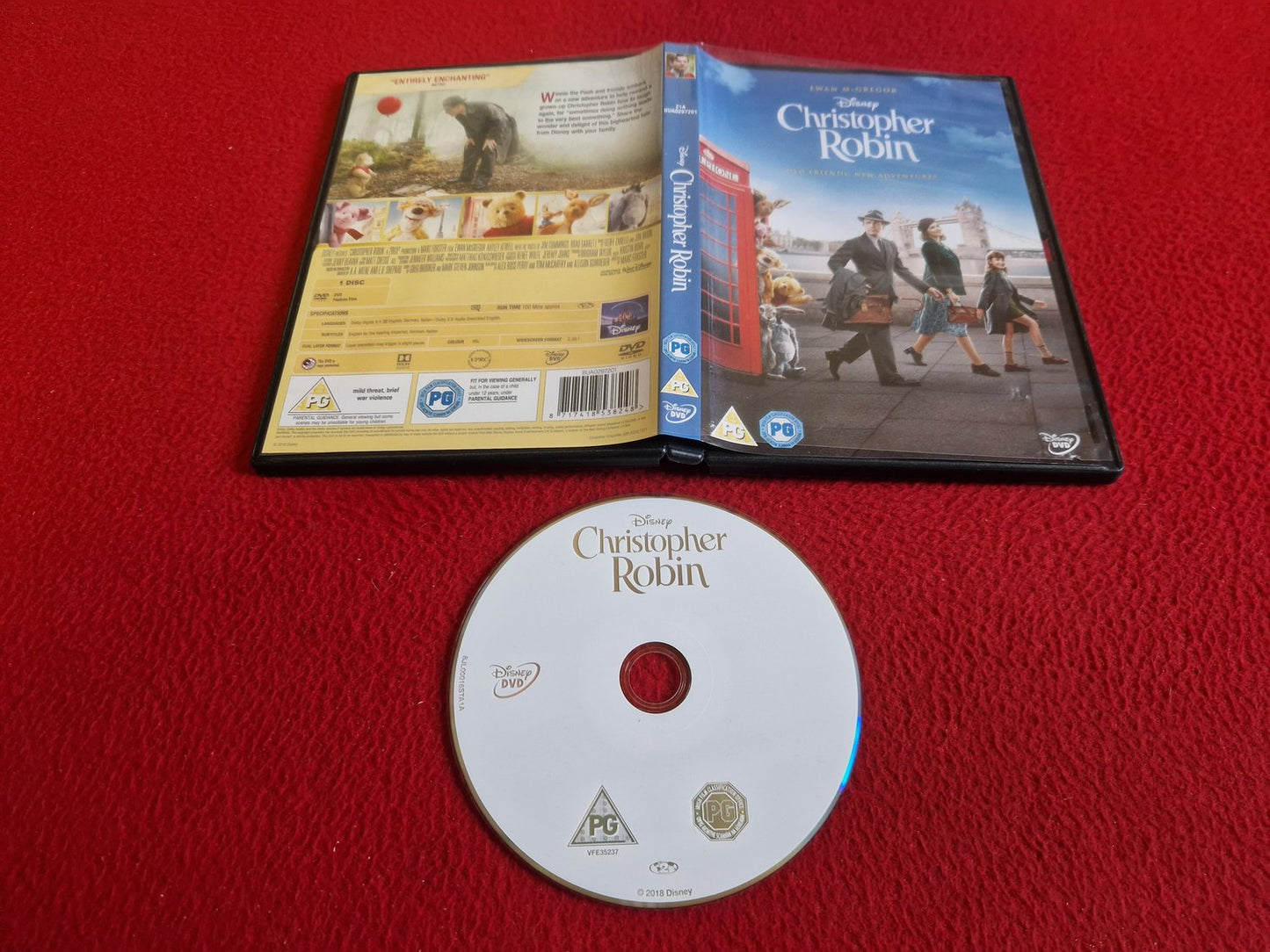 DISNEY CHRISTOPHER ROBIN DVD
