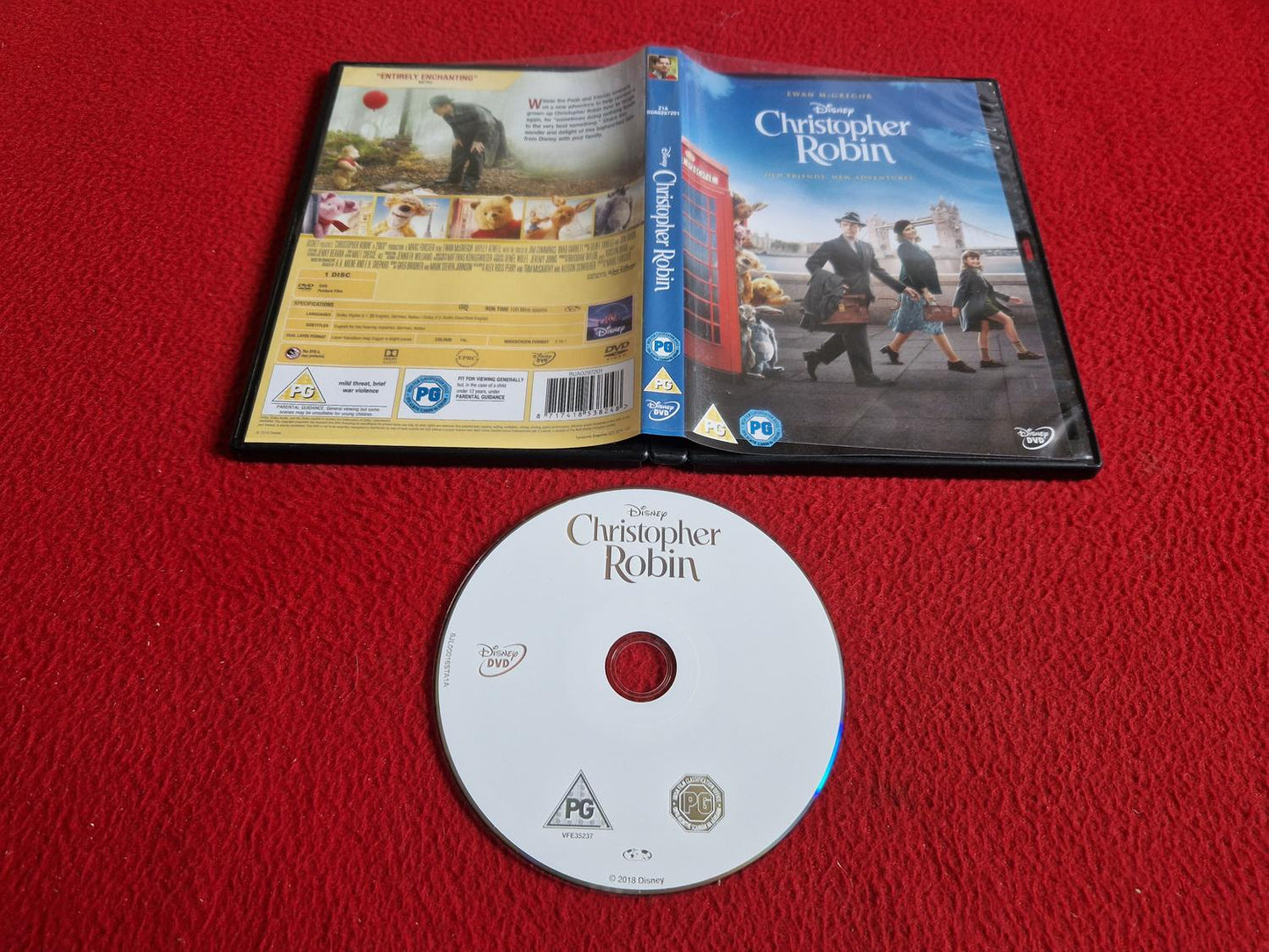 DISNEY CHRISTOPHER ROBIN DVD