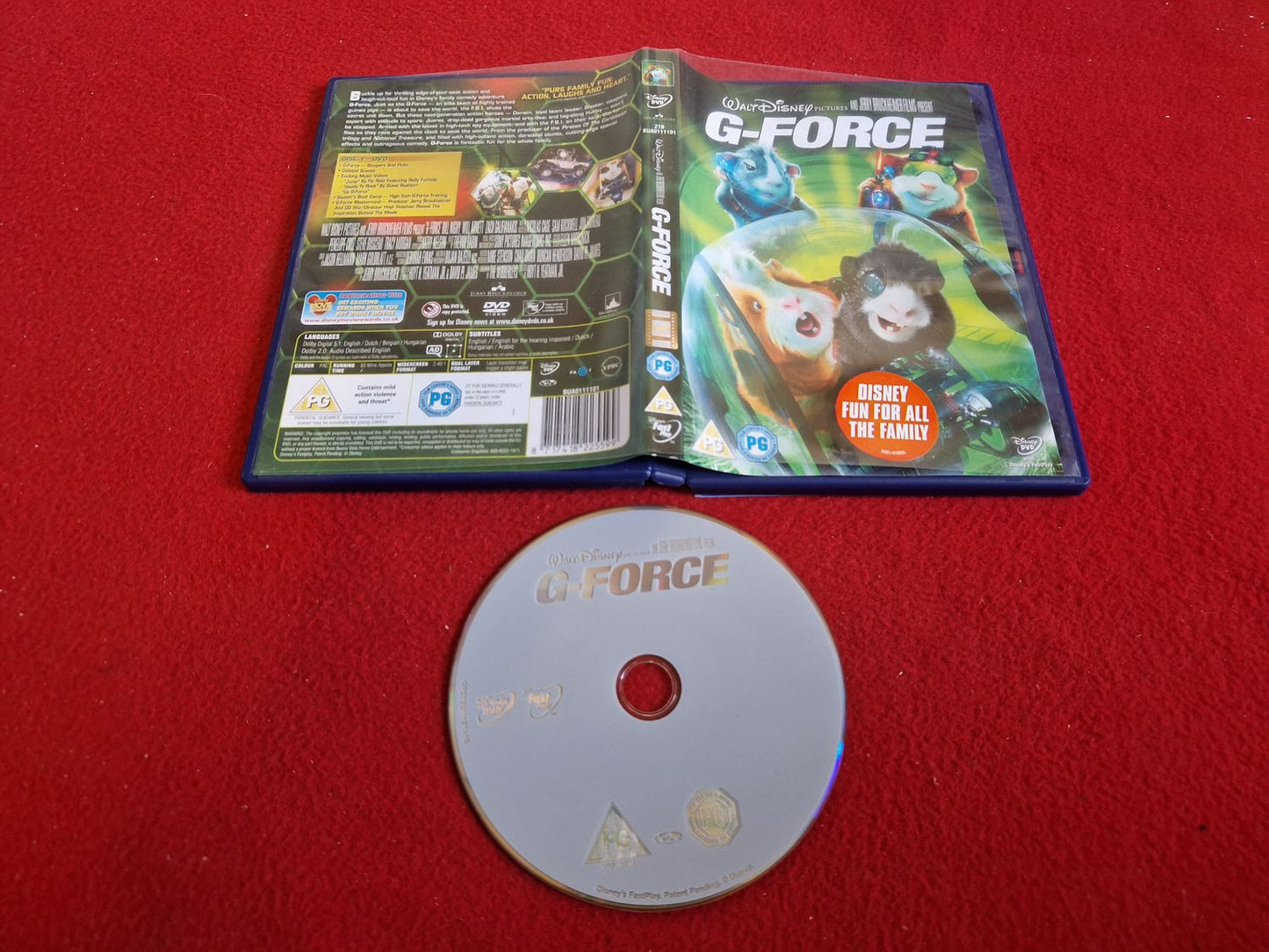 DISNEY G-FORCE till DVD