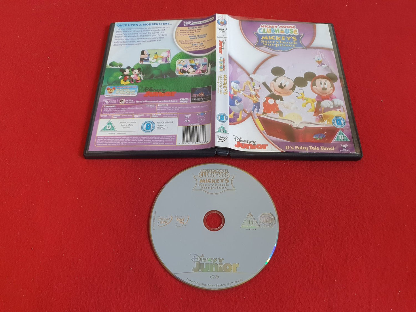 DISNEY MICKEY MOUSE CLUBHOUSE MICKEYS STORYBOOK SURPRISES till DVD