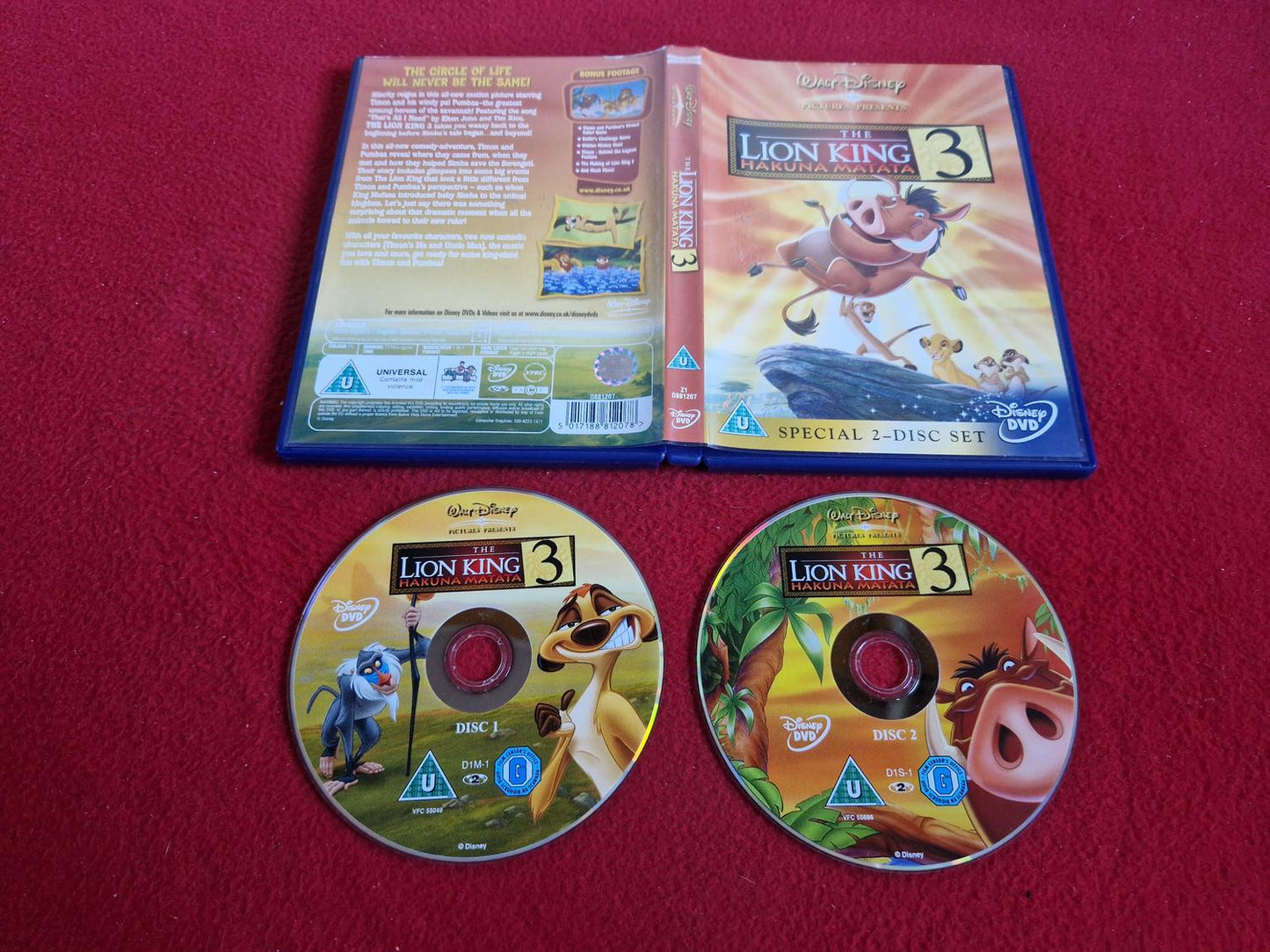 DISNEY THE LION KING 3 HAKUNA MATATA till DVD