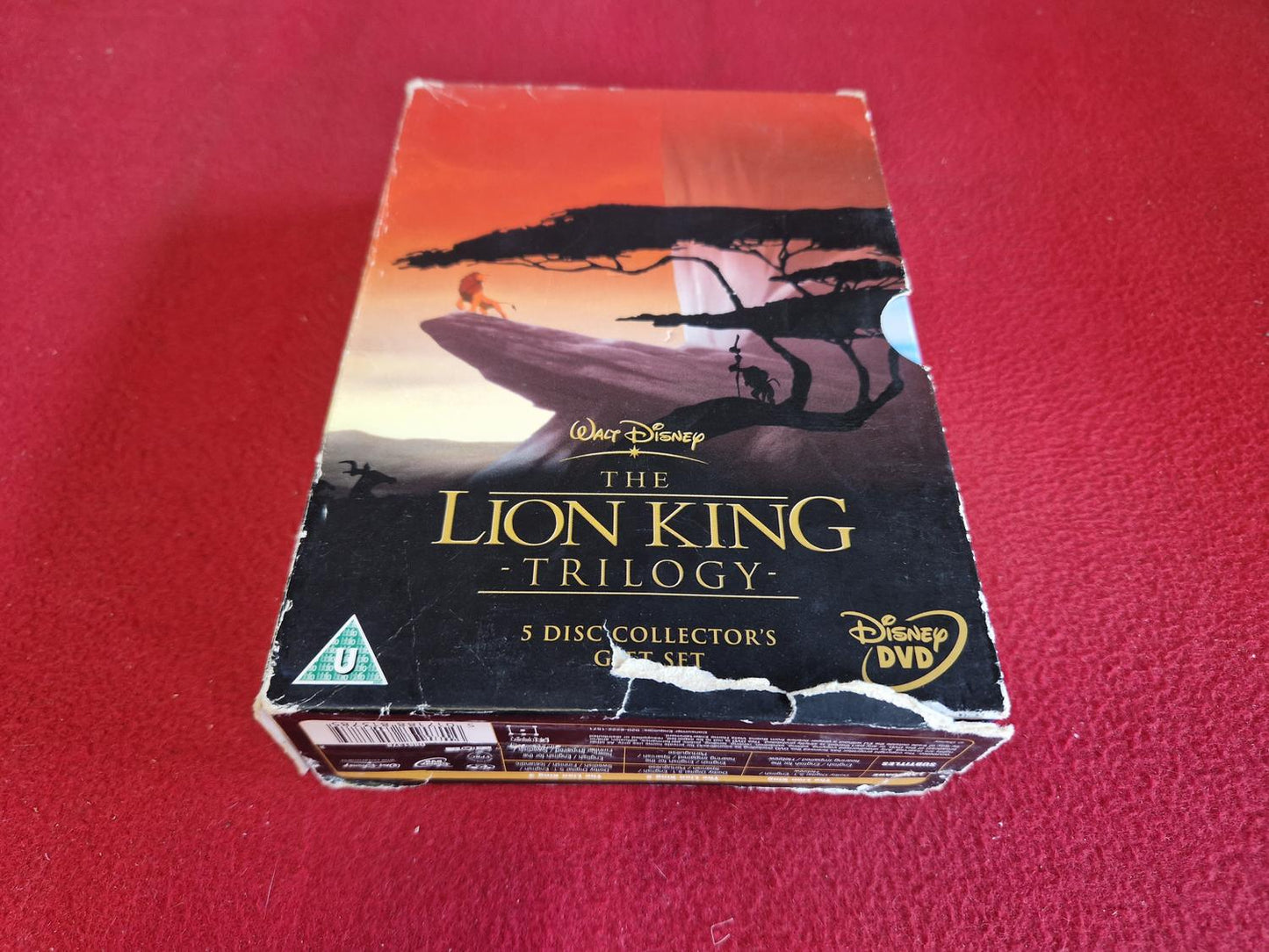 DISNEY THE LION KING TRILOGY BOX till DVD