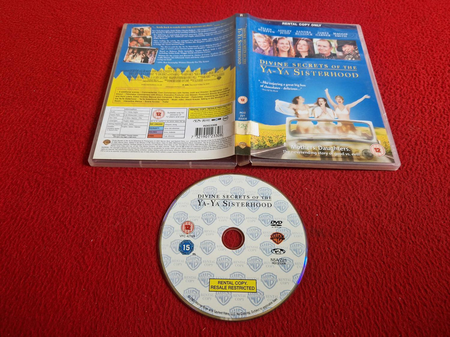 DIVINE SECRETS OF THE YA-YA SISTERHOOD DVD