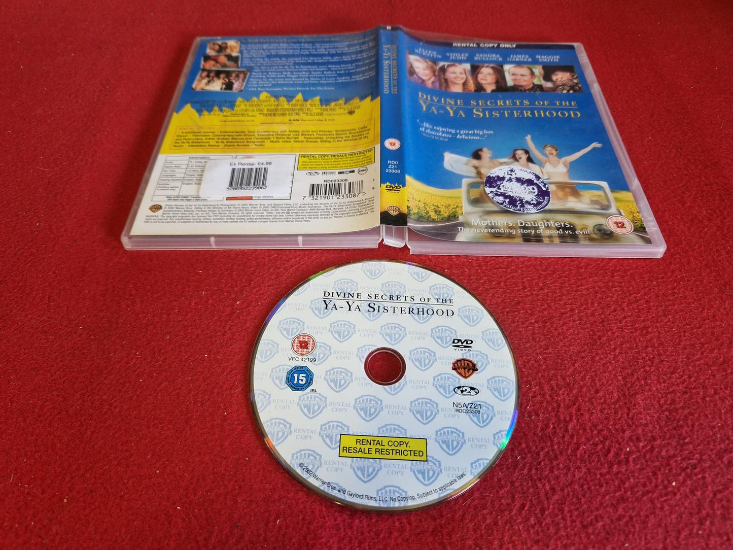 DIVINE SECRETS OF THE YA-YA SISTERHOOD till DVD