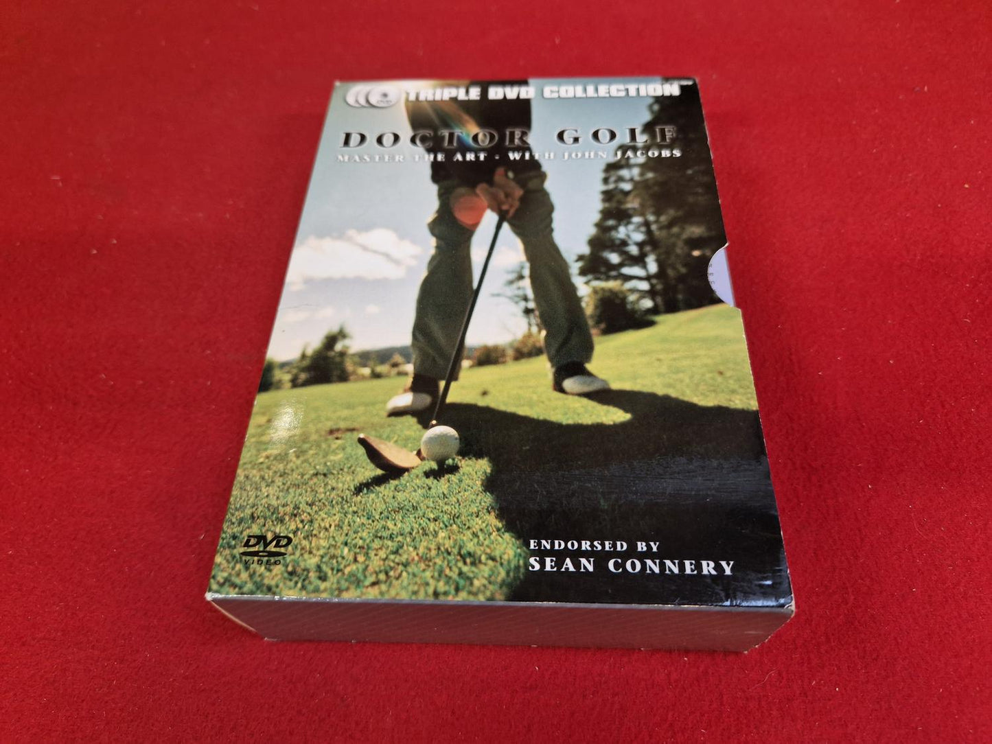DOCTOR GOLF MASTER THE ART WITH JOHN JACOBS ENDORSED BY SEAN CONNERY BOX DVD