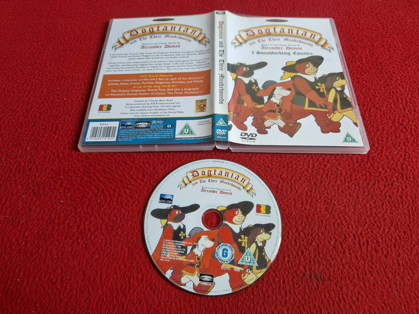 DOGTANIAN AND THE THREE MUSKEHOUNDS DVD